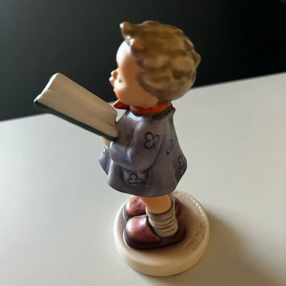 Goebel Child Figurine in Purple and Orange